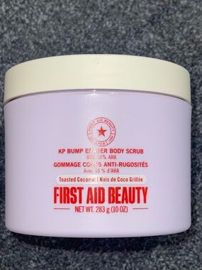 First Aid Beauty KP Bump Eraser Body Scrub with 10% AHA in the Toasted Coconut
